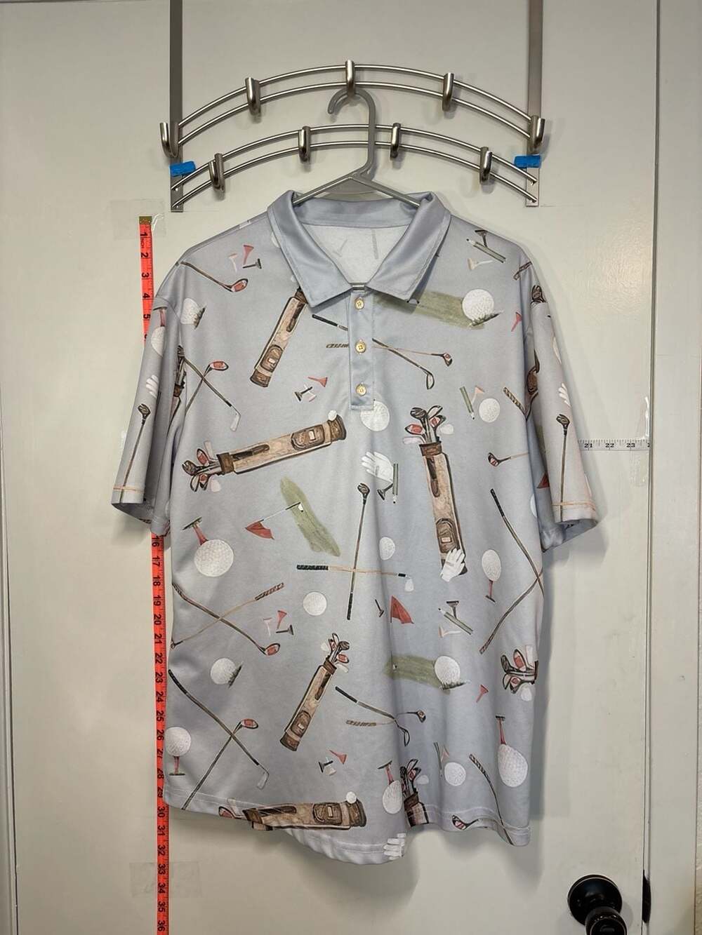 L: XLextra large golf shirt, fun